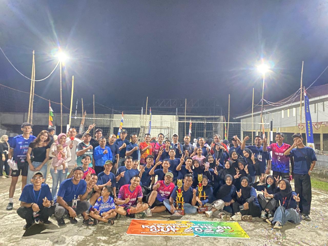 Turnamen Bola Voli Karang Endah Cup 2026 Sukses Digelar oleh Karang Taruna Desa Karang Endah
